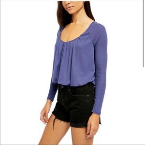 NWOT Free people bodi thermal top.